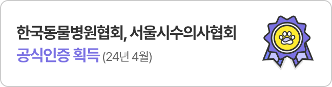 한국동물병원협회, 서울시수의사협회 공식인증 획득(24년 4월)